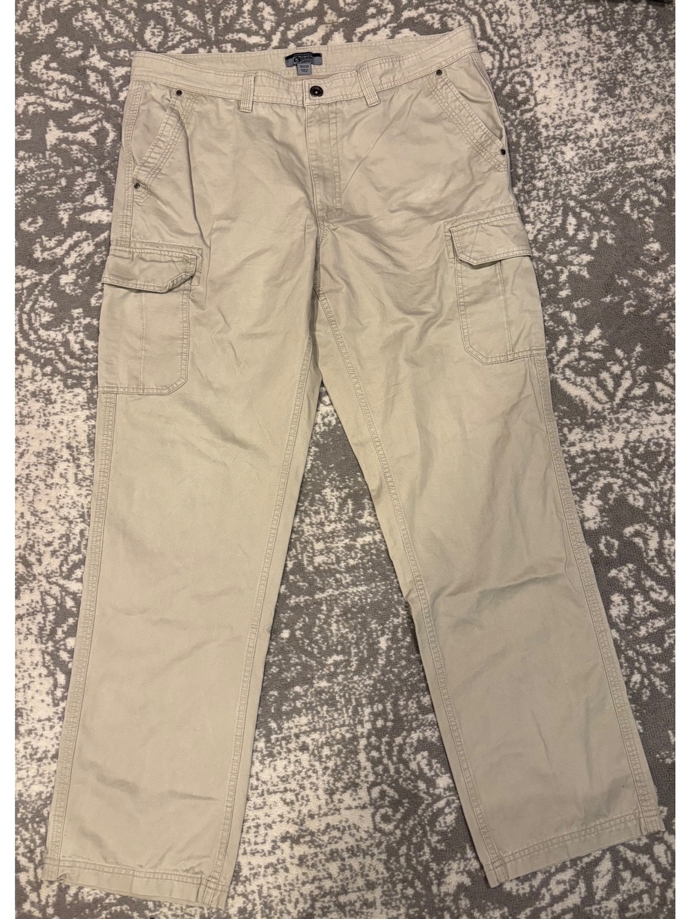 Gander Mountain Guide Series Men's Khaki Cargo Pants Size 38x34